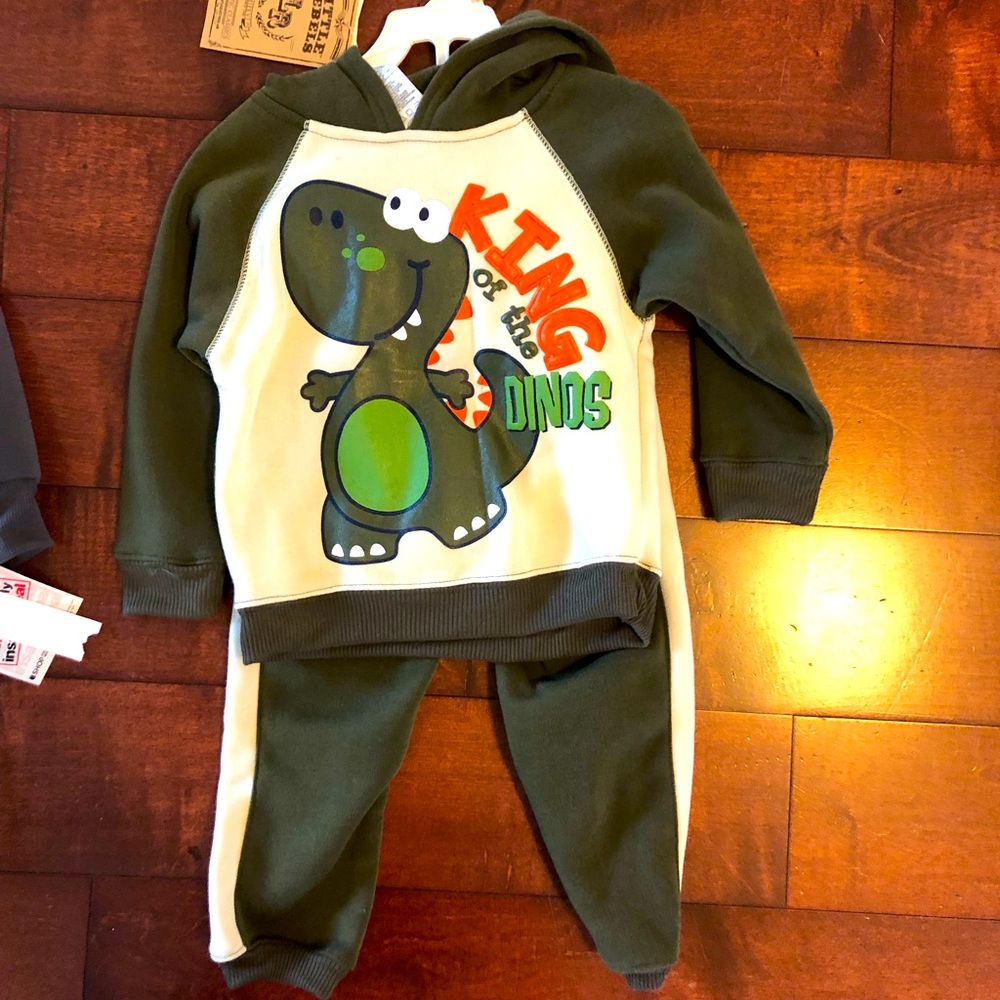 Brand new Little Rebels 2 outfits dinosaur and sports